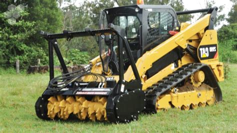 used skid steer with mulcher for sale